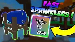 How to get Sprinklers Fast in Roblox Sky Block! *AFK METHOD* Skyblox