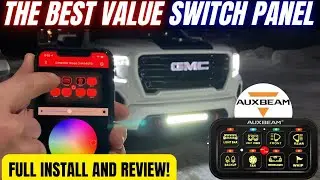 AUXBEAM AR-800 RGB Bluetooth Switch Panel – Full Install & Review!