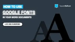 How to use Google Fonts in your Word Documents (without them breaking).  Comes with a warning!