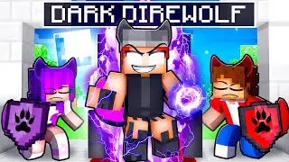 Playing as a DARK DIREWOLF KING in Minecraft!