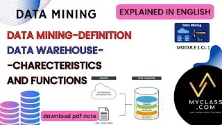 DM1CL1- DATA MINING-DATA WAREHOUSE Characteristics and functions(IN ENGLISH)