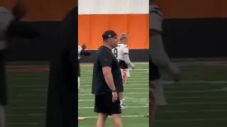 Joe Burrow in game uniform at Wednesday practice