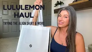 LULULEMON TRY-ON HAUL ||  Trying the ALIGN SKIRT plus new spring tops!!!