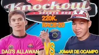 DAGOLDOL STA.MARIA vs JOMAR PAMPANGA  10 BALLS (RACE-20) 220k.