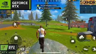 Free Fire Gameloop 90 FPS Ultra Graphics RTX 4060 8GB Laptop 1080p Benchmark Test