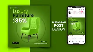 E-commerce Instagram Post Design - Photoshop Tutorial
