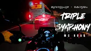Peaceful Night Ride മൂവാറ്റുപുഴ - കോട്ടയം MC Road