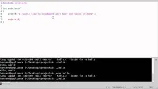 Programming in C for Beginners - Getting Started (Hello, world PT. 2)