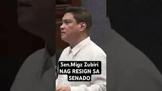 Sen.Migz Zubiri nag resign sa senado