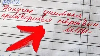 20 СМЕШНЫХ ЗАМЕЧАНИЙ В ШКОЛЬНЫХ ДНЕВНИКАХ