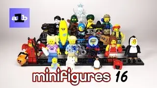 LEGO 2016 MINIFIGURES 71013  Series 16 Collectible Minifigures Time Lapse Build