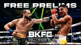 🔴 LIVE BKFC 78 FREE PRELIMS | Hollywood, FL | Full Event on Fubo Sports 