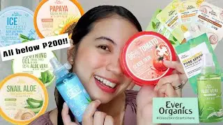 Affordable Korean Skincare by Ever Organics | Below 200 pesos!