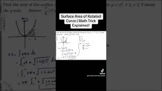 Rotating Curves: Surface Area Made Simple!