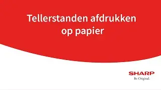 MFP | Tellerstanden afdrukken op papier | Instructie