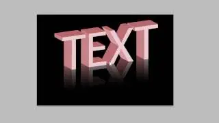3d Text Reflection tutorial [Photoshop + Illustrator] *revised*
