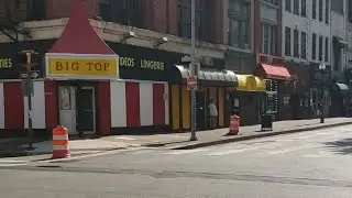 The Block- Baltimore City's famous Strip Club Row during the day 💃