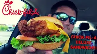 CHICK-FIL-A DELUXE SANDWICH REVIEW! (Chick-fil-A, Greece, NY) Chicken Sandwich Review #6