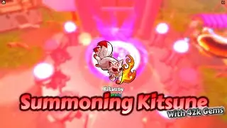 Summoning Kitsune With 42000 Gems｜Elemental Dungeons