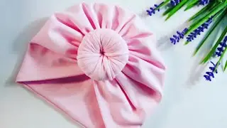 Шапочка - чалма, тюрбан, сшить самому, без машинки легко.
