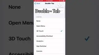 Double-Tab Screenshot Setting In iPhone 