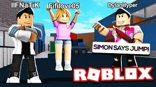 MY LITTLE SISTER'S FIRST TIME PLAYING MM2 SIMON SAYS!! (Roblox)