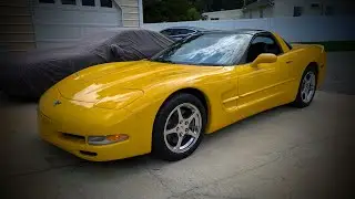 Rare 5,400 Mile One Owner 2003 Corvette 50th Anniversary Coupe For Sale~6 Speed~Millennium Yellow