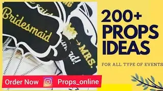 200+ PHOTO BOOTH PROPS IDEAS 2021 By Props_Online