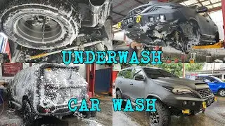 UNDERWASH CAR WASH for Toyota Fortuner | Batman Car| Cleaning car's underside Proper care Save Money
