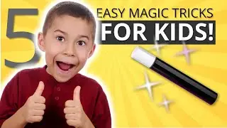 Learn Five Easy Magic Tricks for Kids - Vanish, Money, Levitation and More 