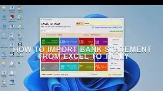 HOW TO IMPORT ANY BANK STATEMENT FROM EXCEL TO TALLY | BULK SUSPENSE CLEAR |