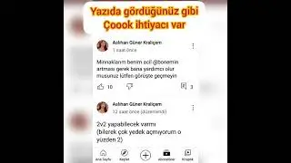 abone olun videoları çok güzel yapıyor
