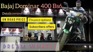Bajaj Dominar 400 BS6 | review with Detailing | Finance | Testride | On road price | Dream Wheels