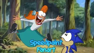 Pepper Mills Meet Sonic The Hedgehog SpeedPaint Fanart