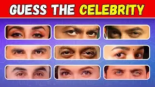Guess the Celebrity by Eyes! 👀🔥 | Bollywood Edition