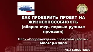 Как проверить проект на жизнеспособность (сборка mvp, первые ручные продажи)