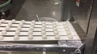 china factory burger buns production line with 5 pockets dough divider rounder