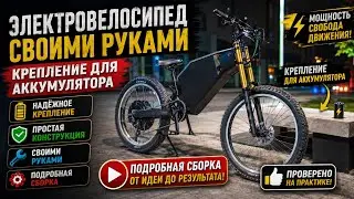 Электровелосипед своими руками Крепление для аккумулятора и заднее колесо с мотором