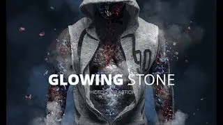 Glowing Stone Photoshop Action