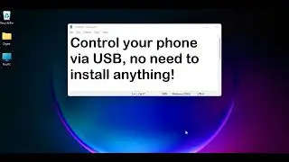 Cast your Android Phone to PC, without installing any APP! #SCRCPY #AndroidPC