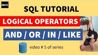 SQL Logical Operators | sql intro course | sql tutorial course | sqlite