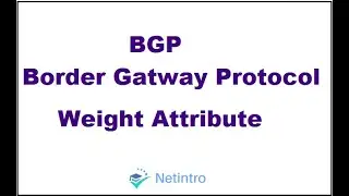BGP Weight Attribute