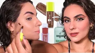 FIZ UMA MAKE INDIANA SEM QUERER | testando produtos novos.