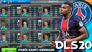PLANTILLA del PSG  ACTUALIZADA 100% Y NORMAL DREAM LEAGUE SOCCER 2020 + MONEDAS INFINITAS | SIN ROOT