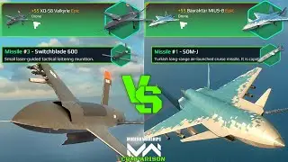 XQ-58 Valkyrie VS Bayraktar MIUS-B | VIP Drone Comparison | Modern Warships