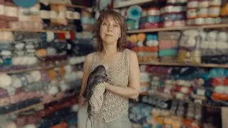 Начала вязать куртку крючком .