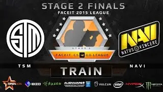 TSM vs NaVi - SEMIFINAL - Map 2 - Train (FACEIT Stage 2 Finals)