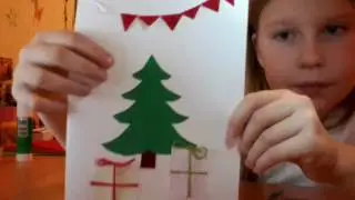 DIY  ОТКРЫТКА НА НОВЫЙ ГОД