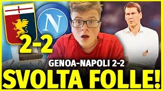 RUDI GARCIA E' GIA' A RISCHIO ESONERO!!! NON FATE CAZZ*TE!! GENOA-NAPOLI 2-2