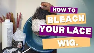 HOW TO BLEACH LACE KNOTS FOR BEGINNERS | CORRECTED TUTORIAL